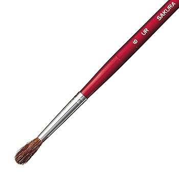 Amazon.co.jp: サクラクレパス 画筆 馬毛 丸型6号 UR#6-SP : ホビー